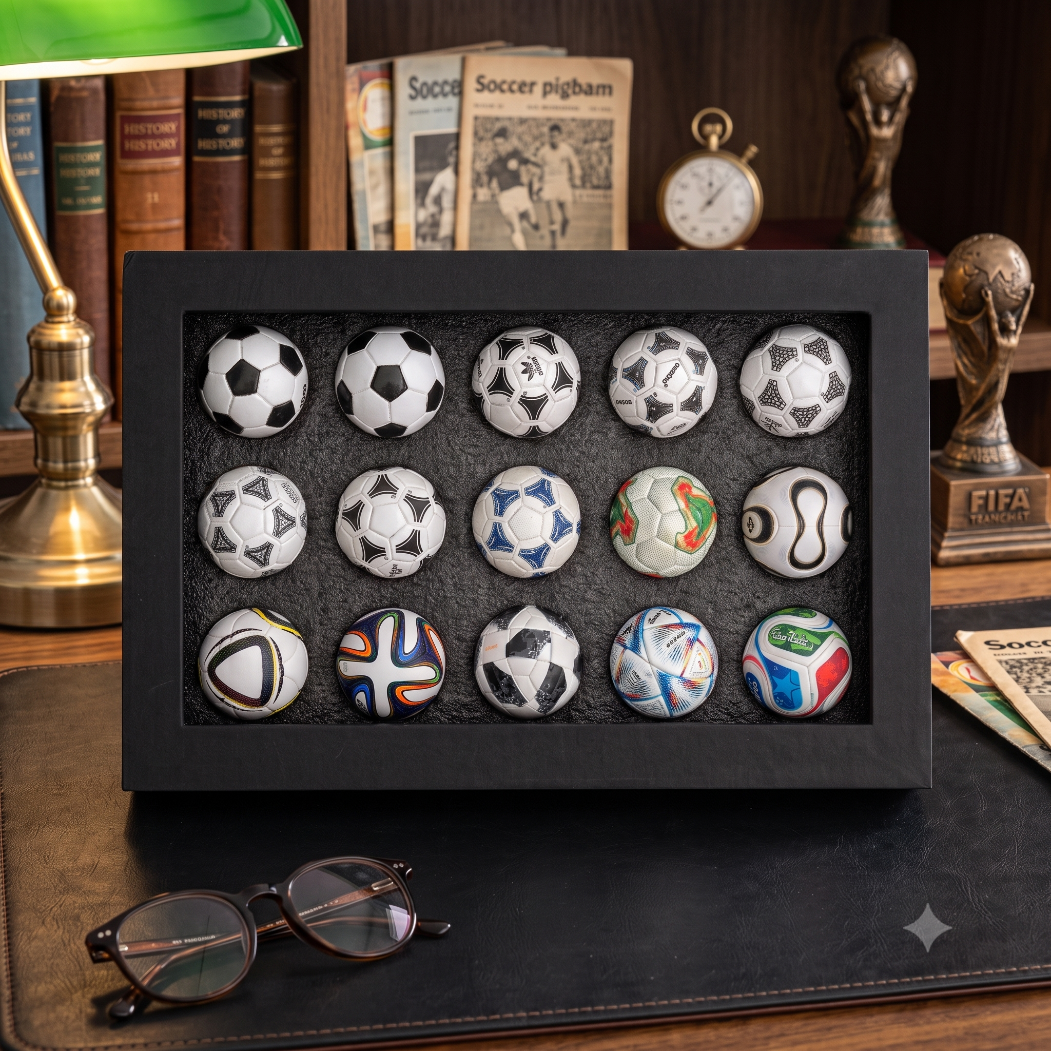 Set de Mini Balones Históricos de los Mundiales