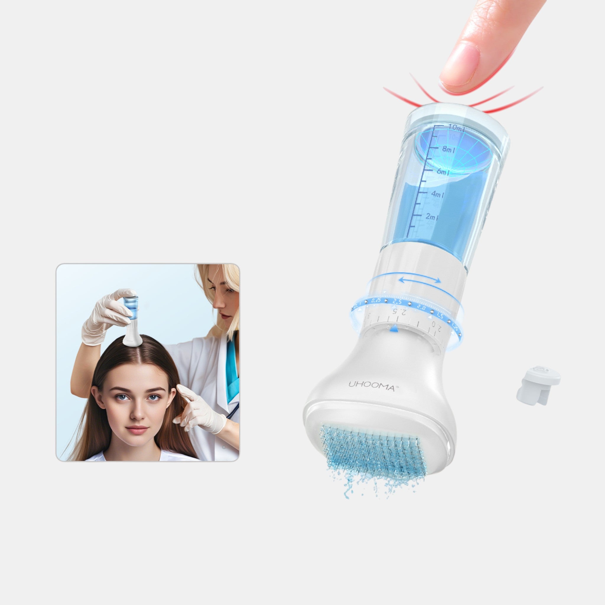 Dispositivo de Belleza Tipo Rodillo con Microaguja