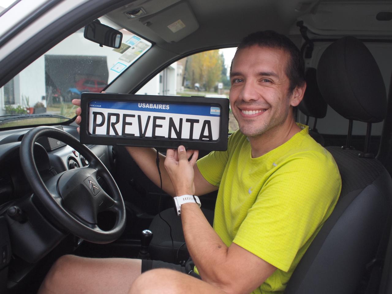Portapatente eléctrico