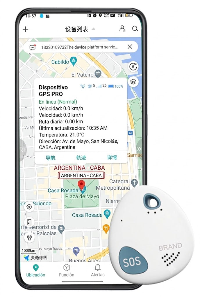 Localizador de asistencia para adultos mayores