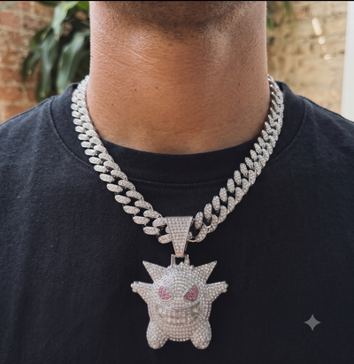 Collar Cadena Cubana + Dije
